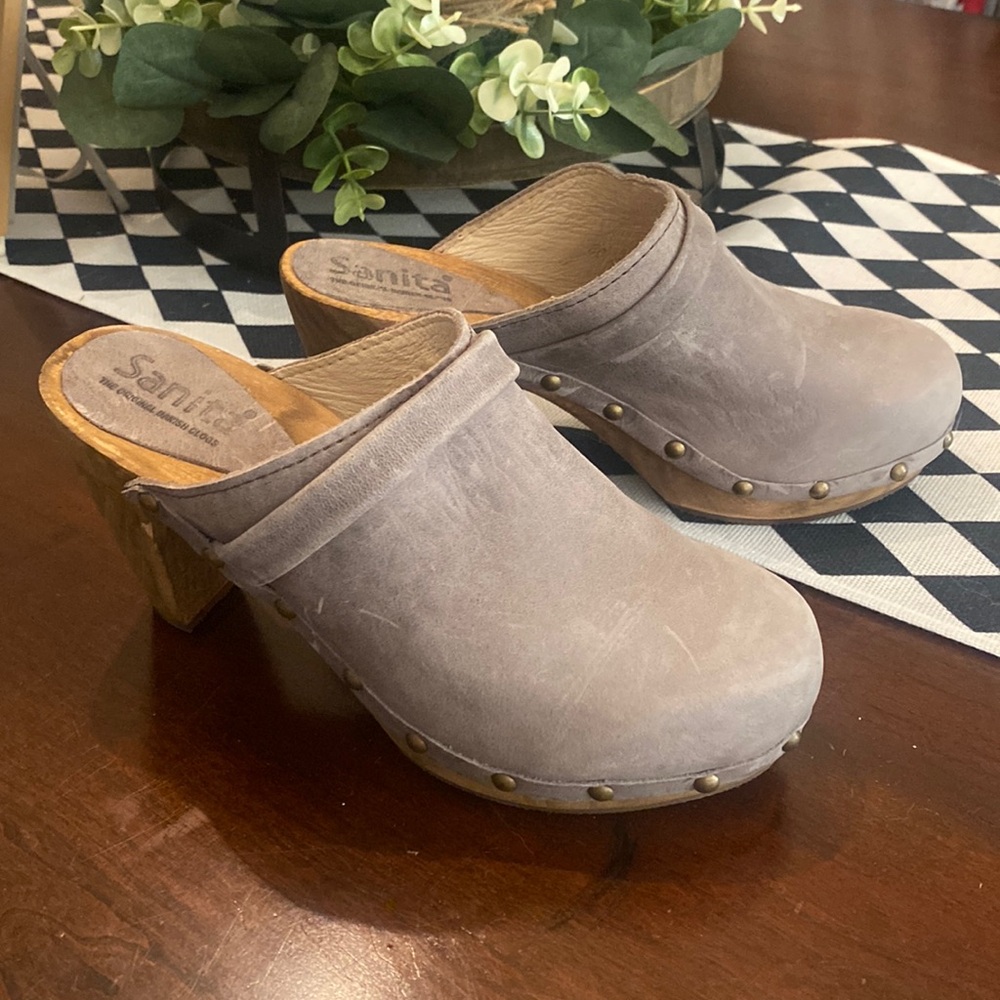Sanita The Original Danish Wooden Clog Women’s Size 36